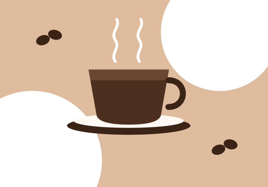 Café Andino: taza de café con vapor